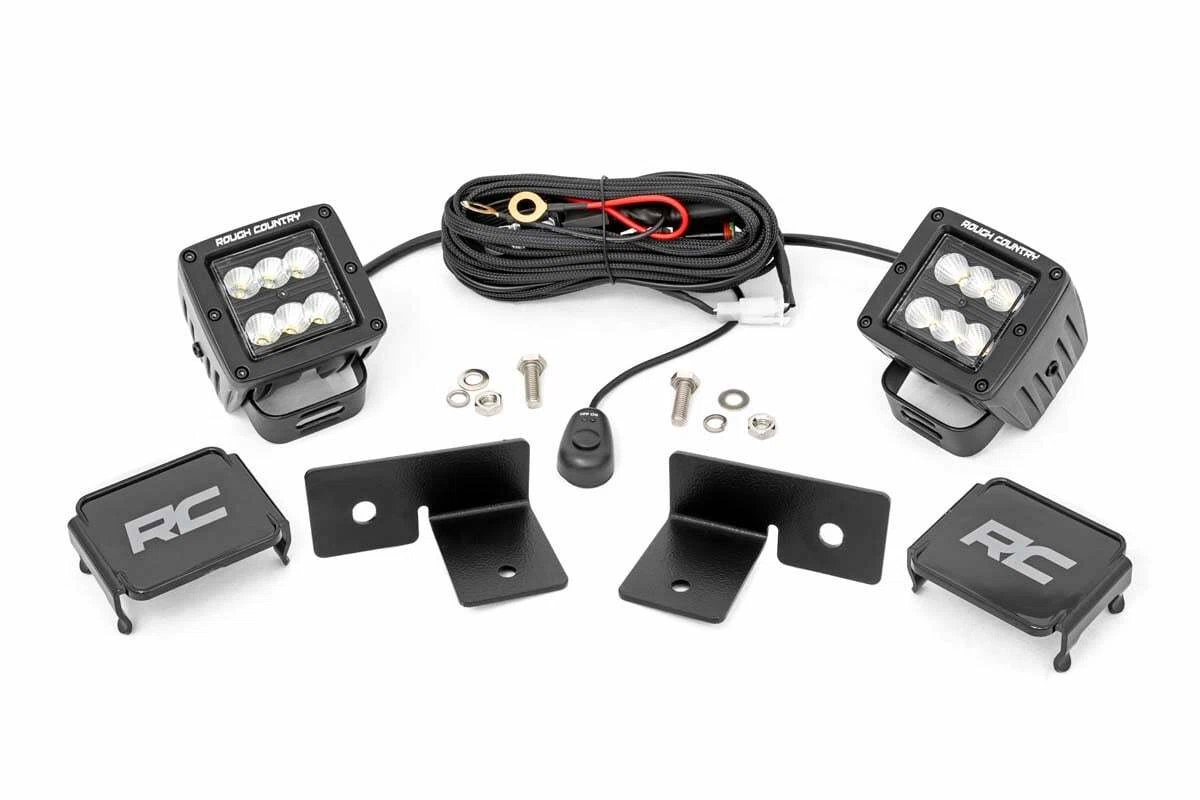 Fits Polaris General LED Light Under Bed Mount 2_ Black Pair Spot 93031
